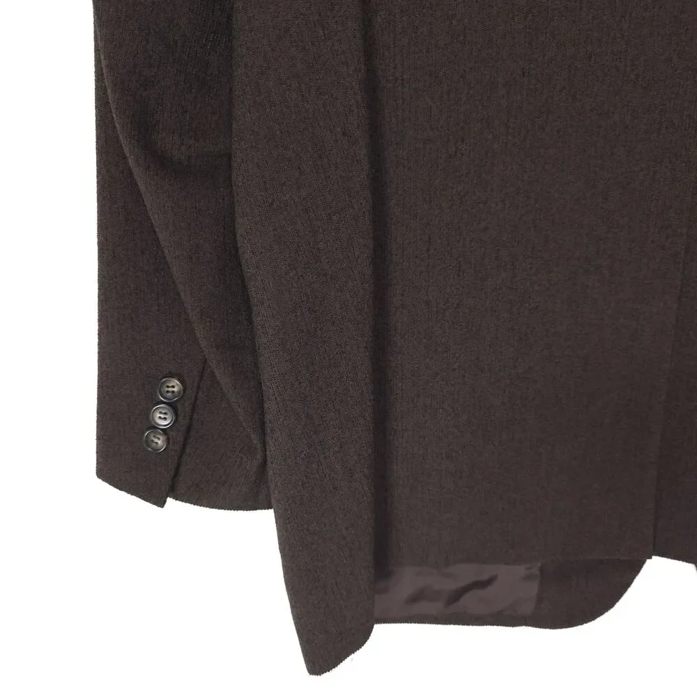 ST. CROIX‎ Mens Sport Coat Blazer Brown Wool Blend 42R Italy Made #272